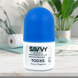 Protección para Todxs, Desodorante, Savvy, Color Azul