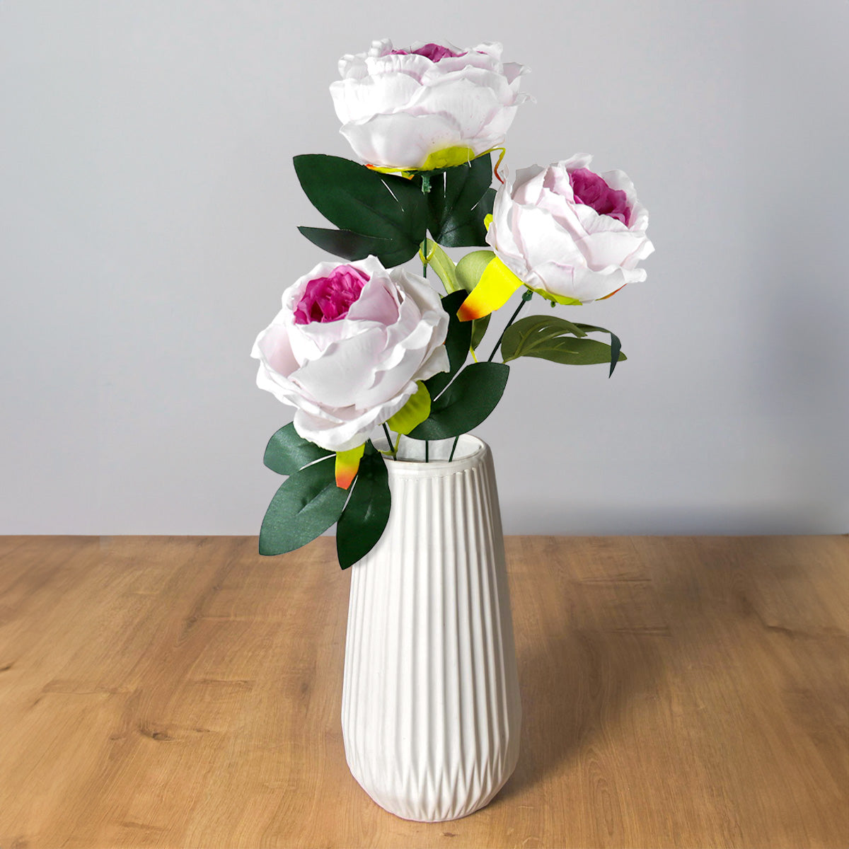 Rosas Artificiales, Color Rosa Baby