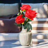 Rosas Artificiales, Color Rojo