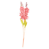Vara de Flor Artificial Decorativa, Color Rosa, 57 cm