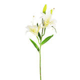 Flores Artificiales, Lirio, Color Blanco