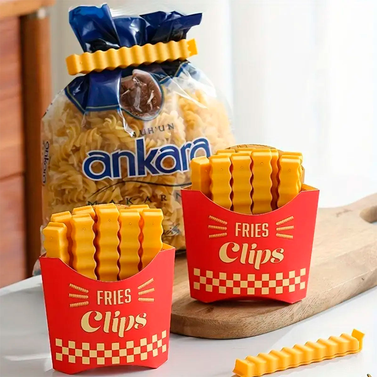 Clip Sellador para Alimentos en Forma de Papa, 12 pzas