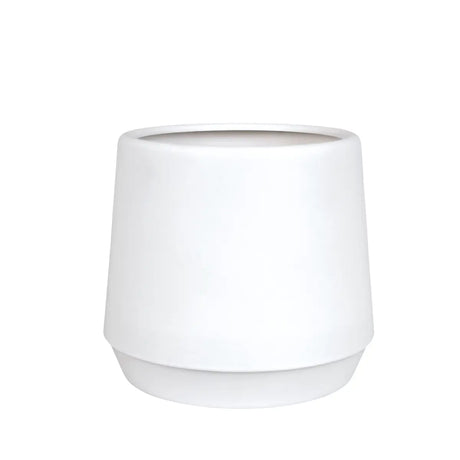 Maceta de Plástico, Color Blanco, 11x11 cm