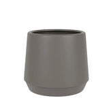 Maceta de Plástico, Color Gris, 11x11 cm