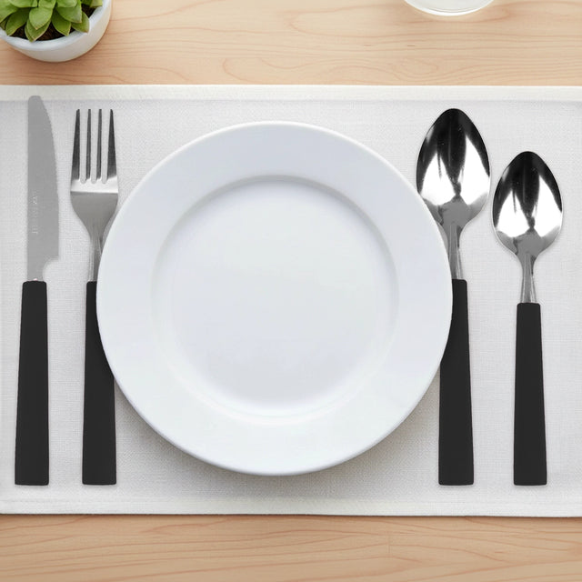Set de Cubiertos, Color Negro, Inkanto