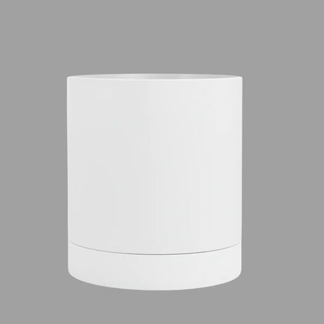 Maceta de Plástico, Color Blanco, 12x13 cm