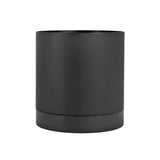 Maceta de Plástico, Color Negro, 12x13 cm