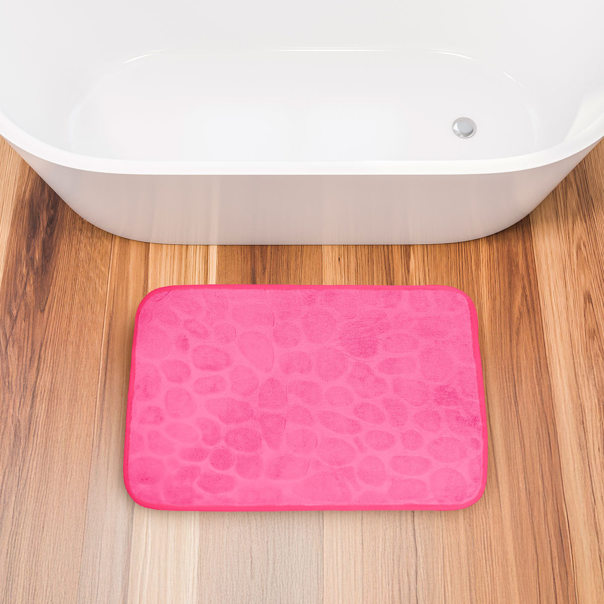 Tapete Absorbente Rectangular, Color Rosa, 40x60 cm