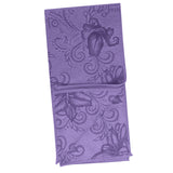 Set de 2 Trapos de Cocina, Diseño Flores, Color Morado