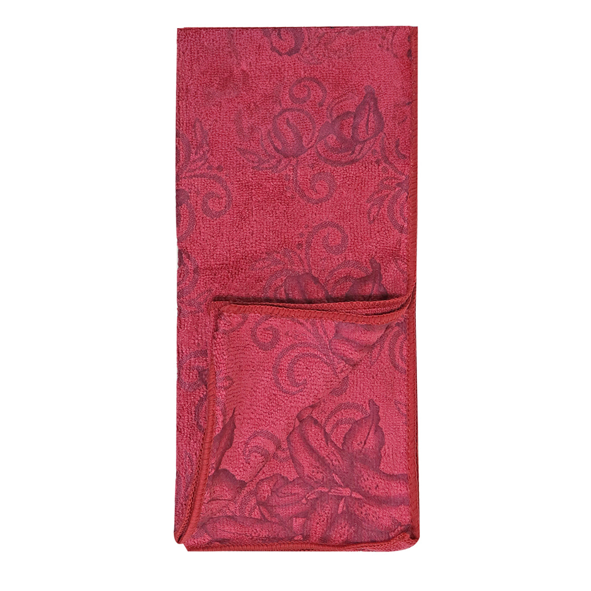 Set de 2 Trapos de Cocina, Diseño Flores, Color Rosa