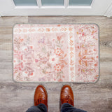 Tapete Flores, Diseño Vintage, Color Rosa, 40x60 cm