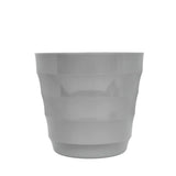 Maceta de Plástico, Color Gris, 16x15 cm