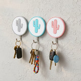 Colgadores Metálicos Circulares Autoadhesivos, Nopal, 3 pzas