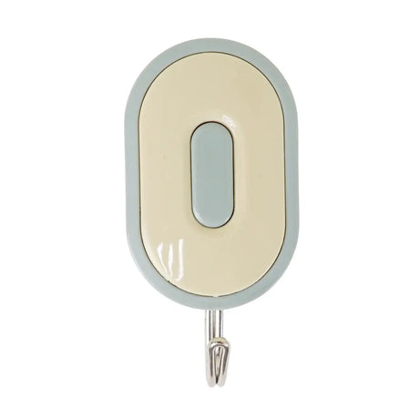 Colgadores Metálicos Ovalados Autoadhesivos, Colores, 3 pzas