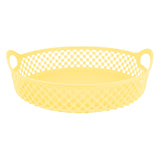 Canasta Circular, Color Amarillo