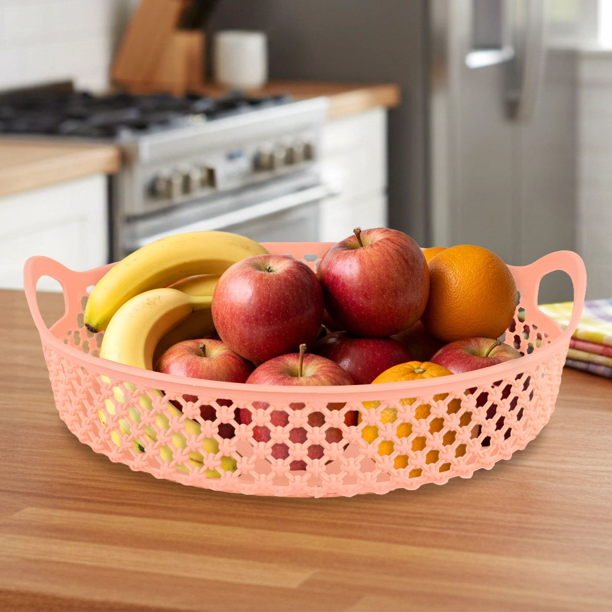 Canasta Circular, Color Naranja