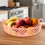 Canasta Circular, Color Naranja