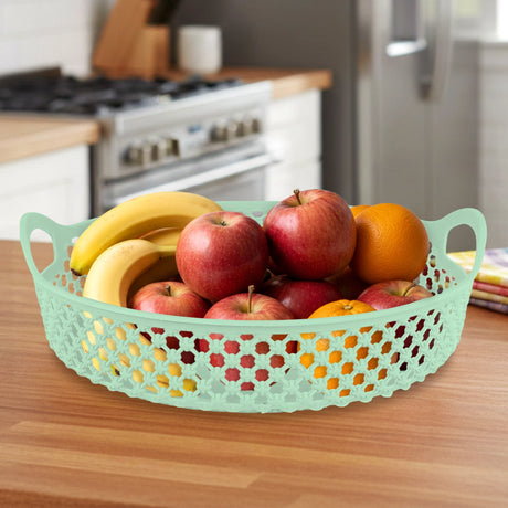 Canasta Circular, Color Verde