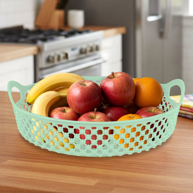 Canasta Circular, Color Verde