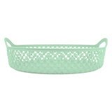 Canasta Circular, Color Verde