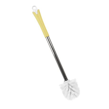 Cepillo con Base para Baño, Color Amarillo