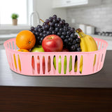 Canasta Ovalada, Color Rosa