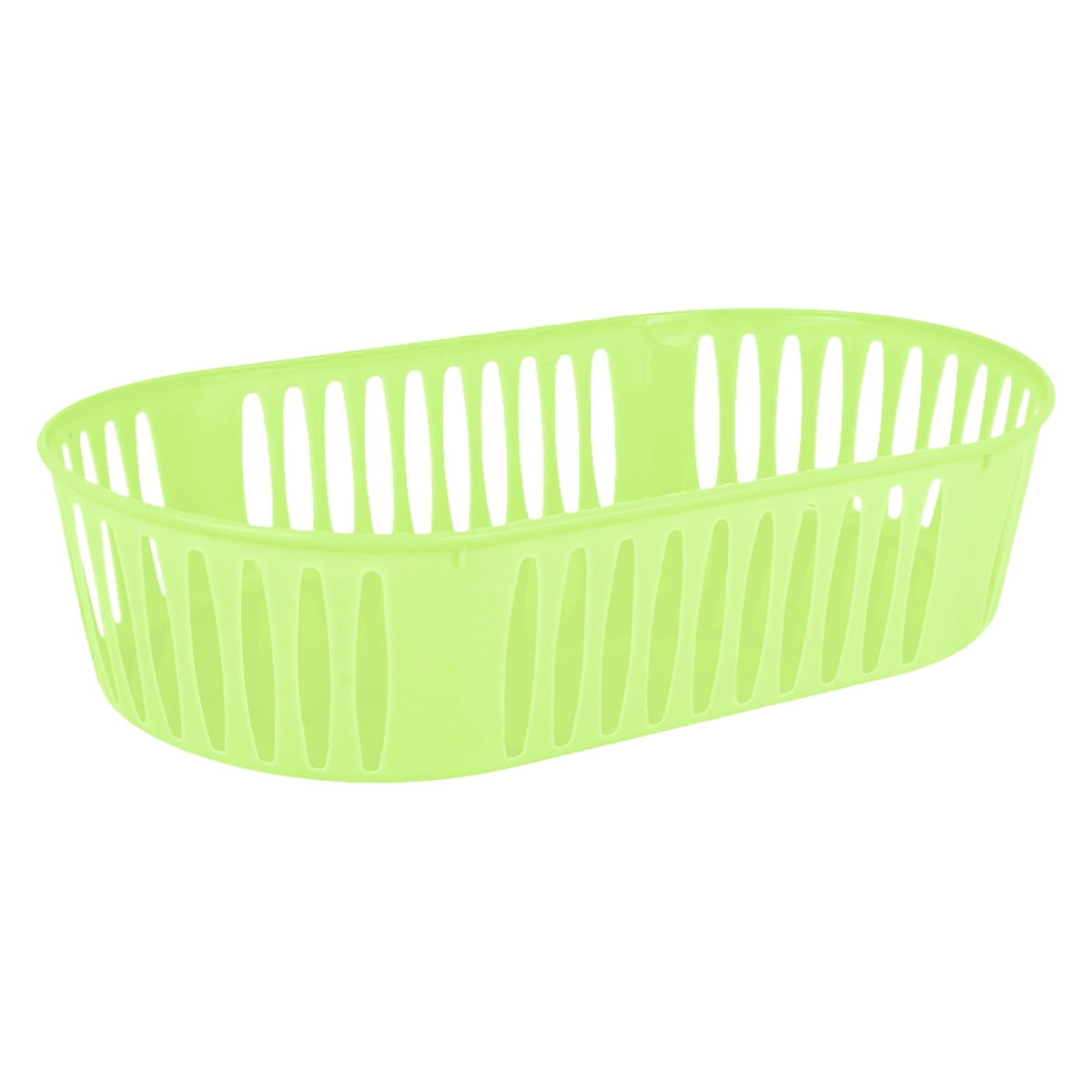 Canasta Ovalada, Color Verde