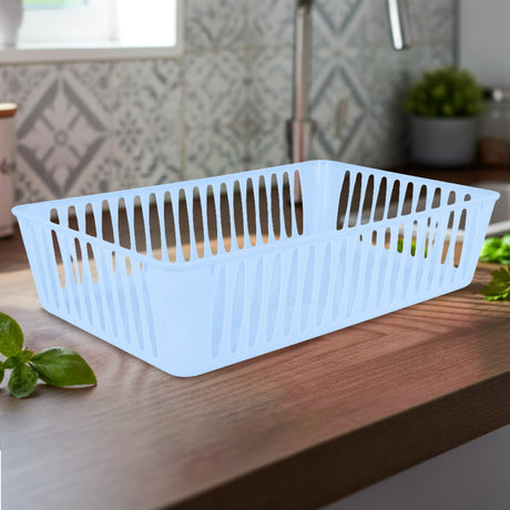 Canasta Rectangular, Color Azul