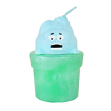 Slime Cristalino Envase Divertido, Color Verde