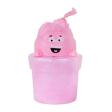 Slime Cristalino Envase Divertido, Color Rosa