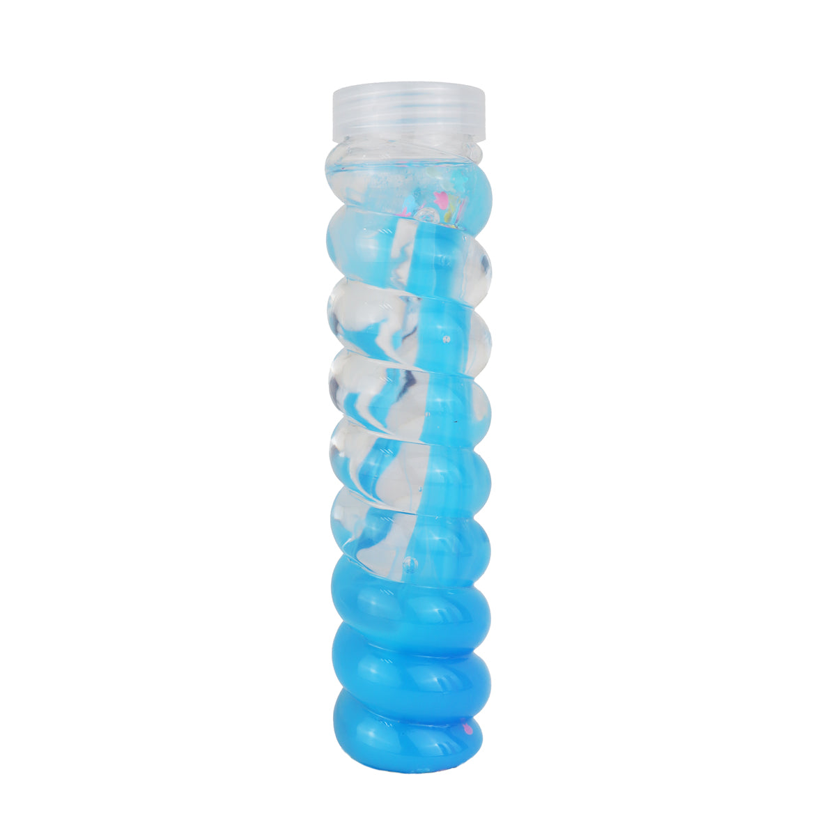 Slime Cristalino en Envase Espiral, Color Azul