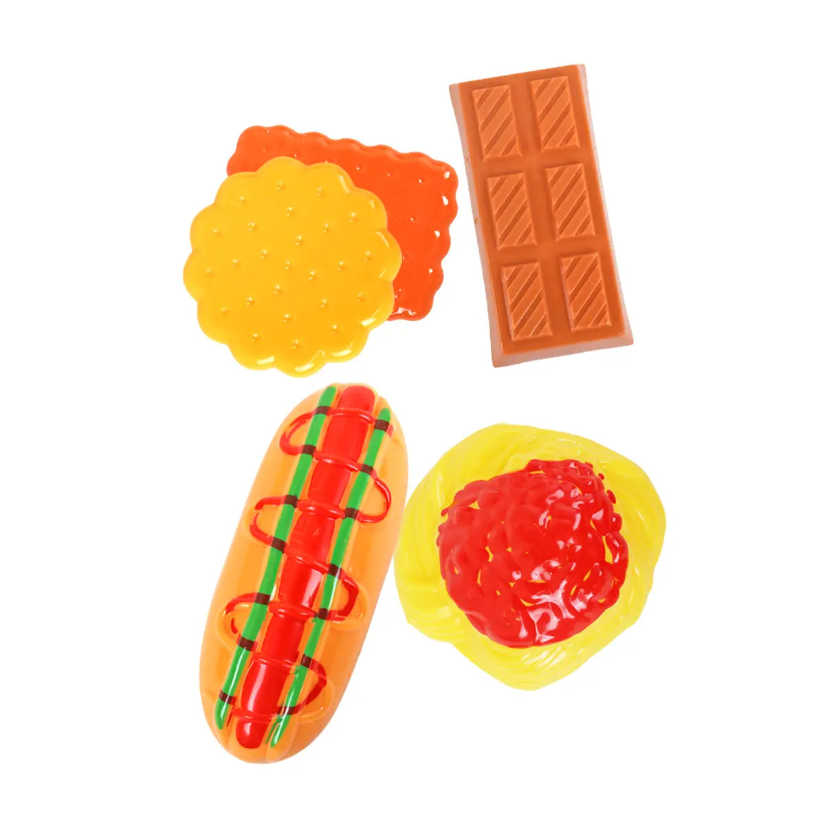 Set de Comida Mini de Juguete, 5 pzas