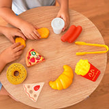 18 12TOY SET DE COMIDA RAPIDA MINI