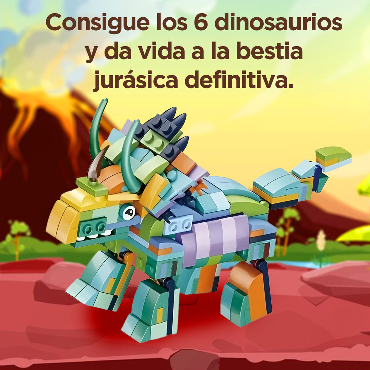 Brontosaurio, Set de Bloques de Construcción