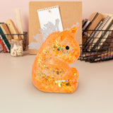Squishy Unicornio con Glitter, Color Naranja