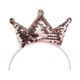 Diadema de Corona de Princesa de Lentejuelas