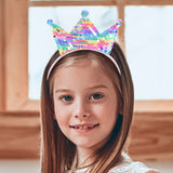 Diadema de Corona de Princesa de Lentejuelas, Colores