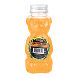 Slime Cristalino, Envase Oso, Color Naranja