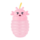 Slime Cristalino, Envase Abeja, Color Rosa