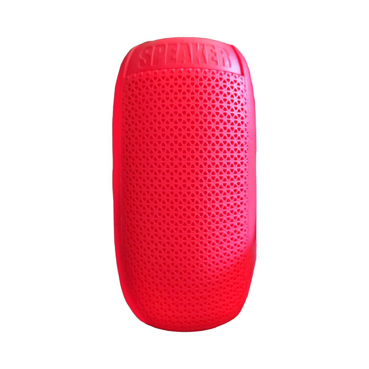 Bocina Parlante LED Bluetooth, Color Rojo