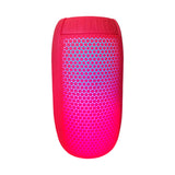 Bocina Parlante LED Bluetooth, Color Rojo