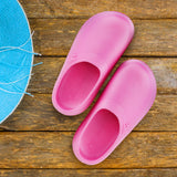 Zapatos sin Cordon, Tipo Crocs, Color Rosa