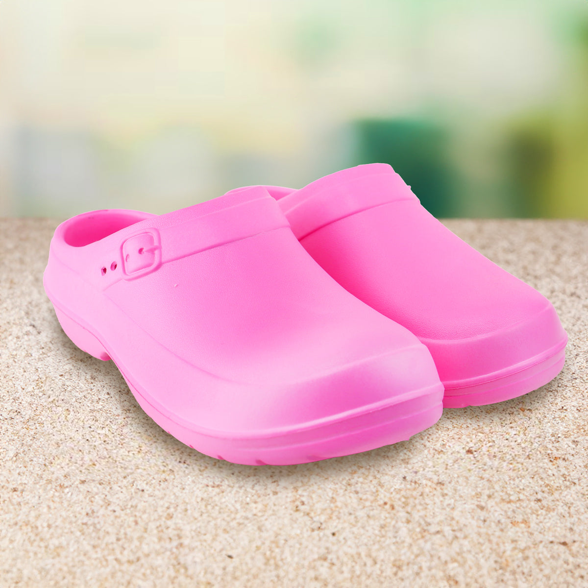 Zapatos sin Cordon, Tipo Crocs, Color Rosa