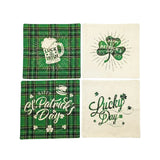 Fundas de Almohada, San Patricio, 4 pzas