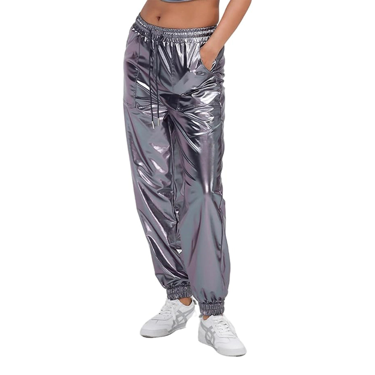 Pantalones Metálicos Brillantes