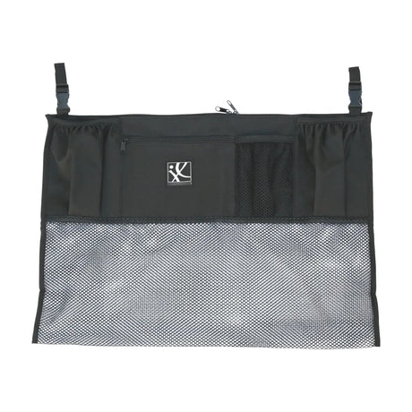 Organizador Doble para Cochecito con Compartimento de Malla, Color Negro