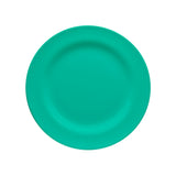 Plato de Servicio y Tazón de Sopa, Color Aqua, 6 pzas