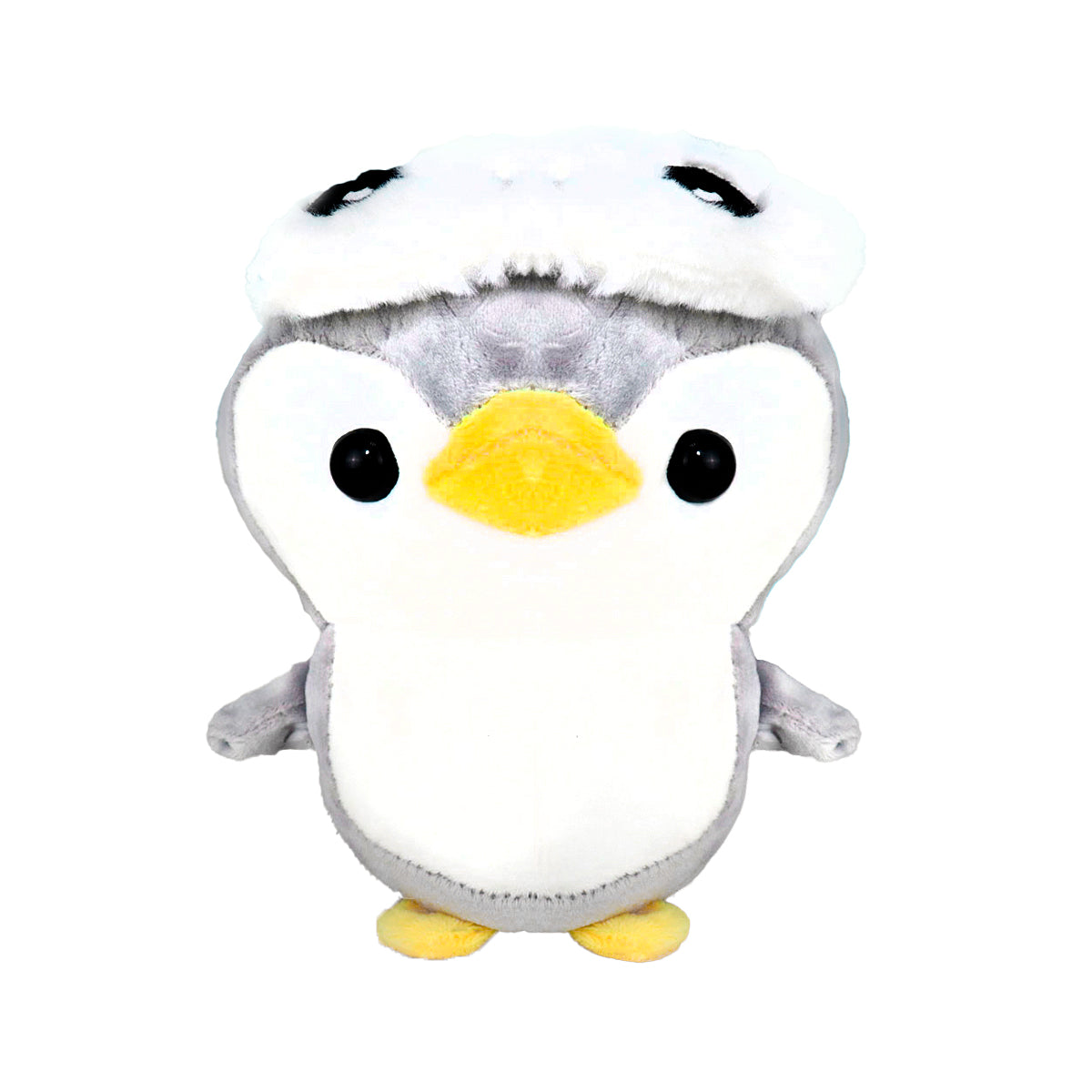 Peluche Pingüino Gris con Antifaz