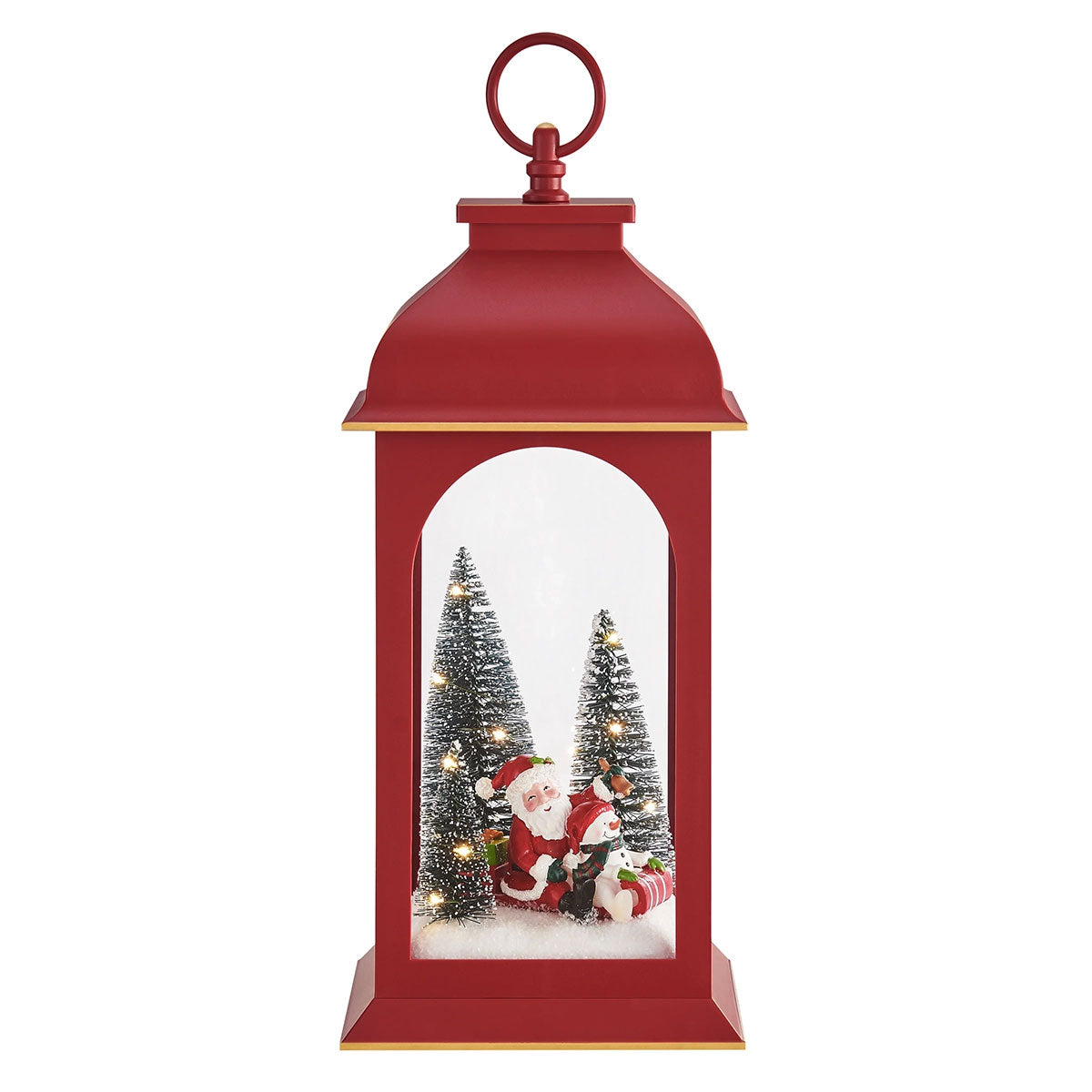 Faro Decorativo Navideño, Color Rojo, Danya B