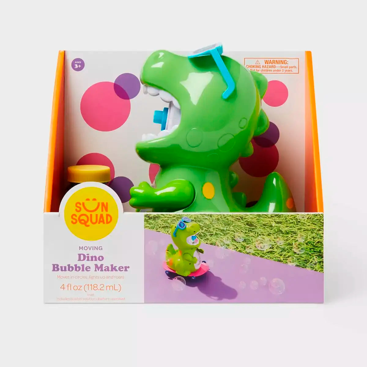 Dino Skateboard, Pistola de Burbujas